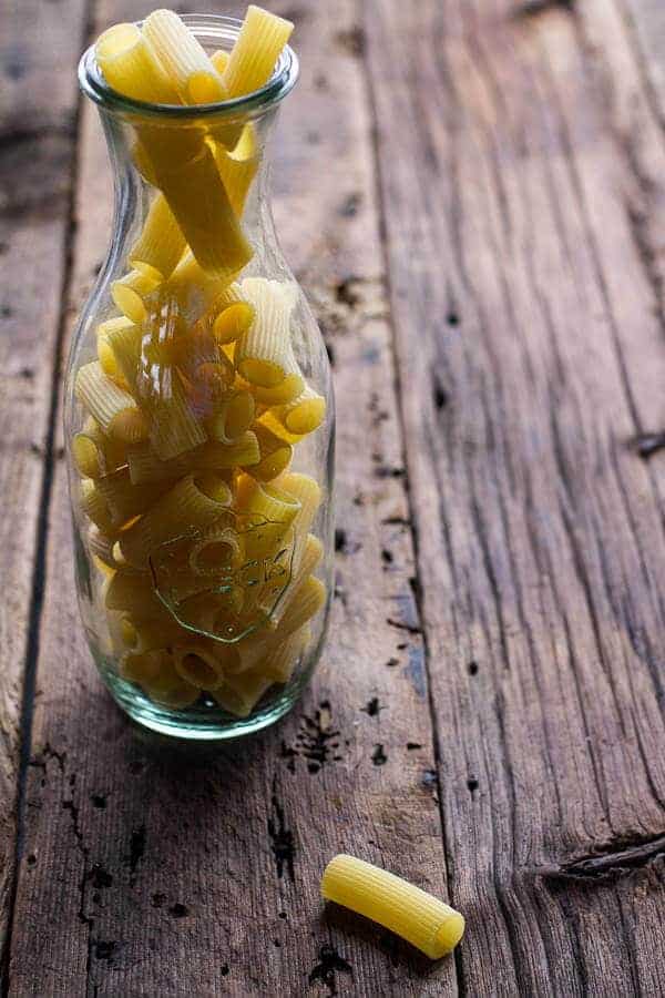 Simple Grilled Kale + Red Pepper Tuscan Pasta Salad | halfbakedharvest.com