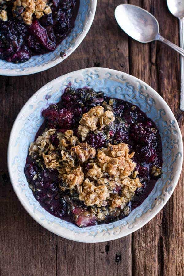 Triple Berry Kahlua Crisp with Double the Crumble | halfbakedharvest.com
