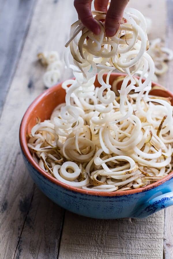 Buffalo-Blue Curly Cheese Fry and Crispy Black Bean Burgers | halfbakedharvest.com