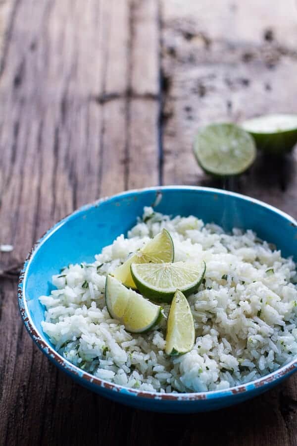 Simple Summertime Basil Chicken Curry with Coconut Ginger-Lime Rice | halfbakedharvest.com