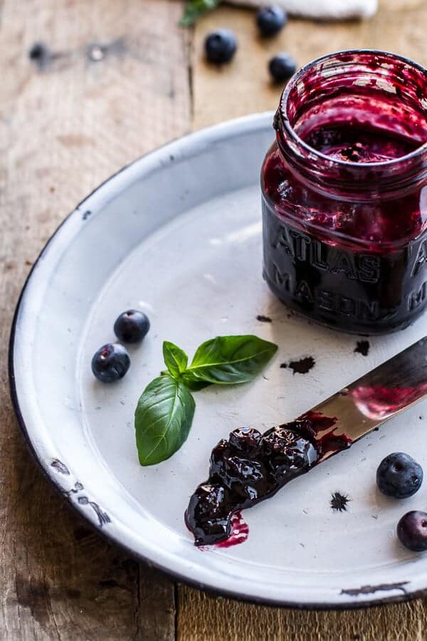 Mozzarella in Carrozza (Fried Mozzarella Sandwich) w-Blueberry Balsamic Jam | halfbakedharvest.com 