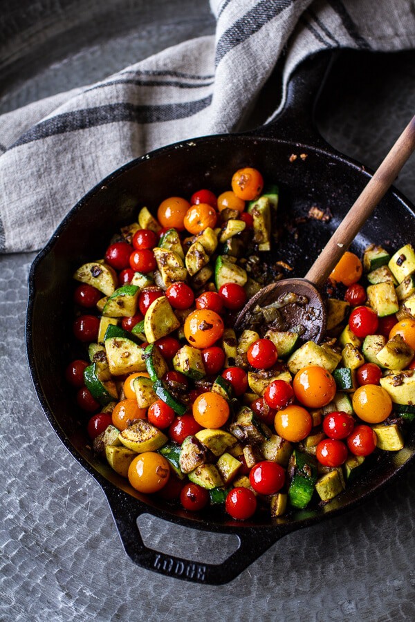 Rava Dosa (Indian Crepes) with Summer Squash + Tomato Chickpea Masala | halfbakedharvest.com @hbharvest