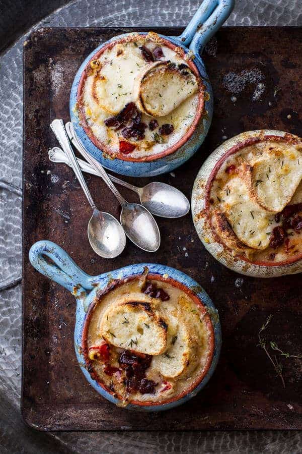 Late Summer Corn and Lobster French Onion Chowder with Gruyère Toasties | halfbakedharvest.com @hbharvest