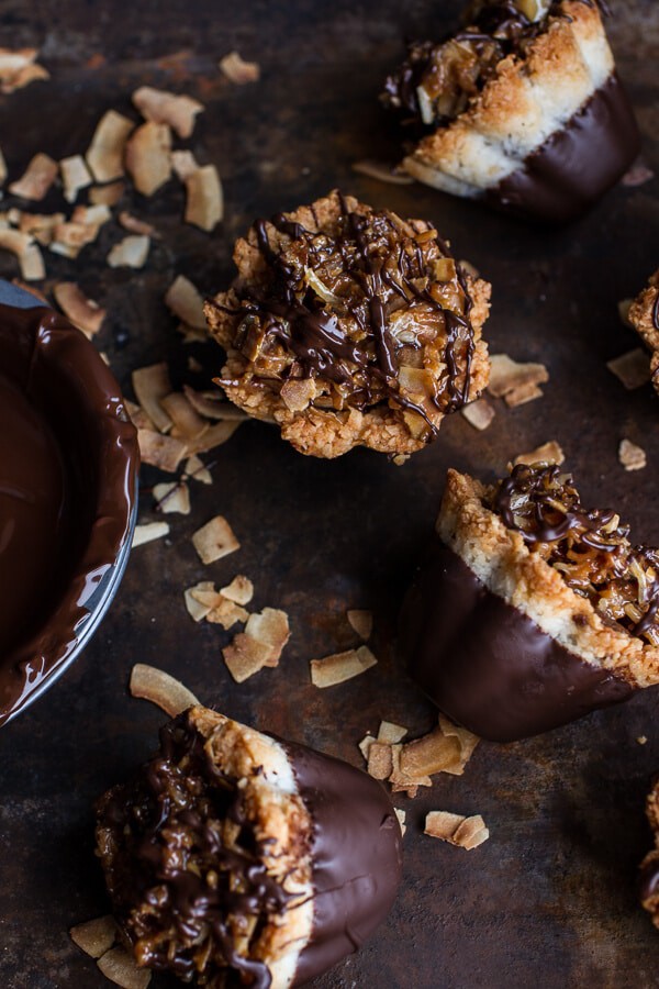Samoa Macaroon Tarts | halfbakedharvest.com @hbharvest