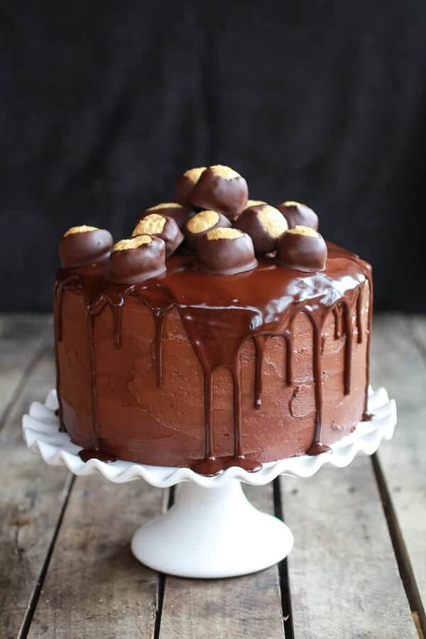 Ultimate-Bourbon-Chocolate-Drenched-Peanut-Butter-Buckeye-Cake-1