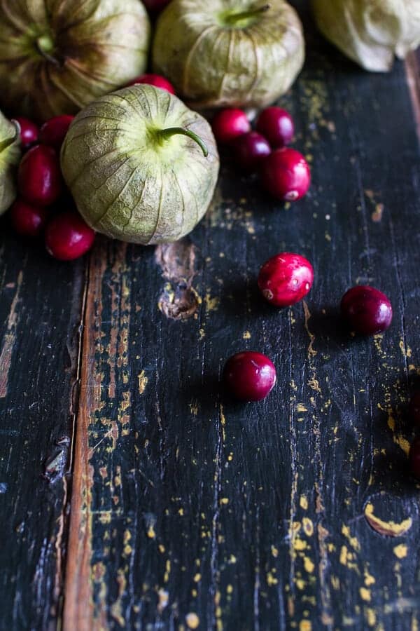 Roasted Chicken + Smoked Gouda Enchiladas w/Fire Roasted Tomatillo Cranberry Sauce | halfbakedharvest.com @hbharvest