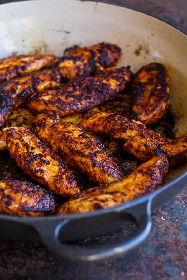 Spicy Cider Beer Braised Chicken Enchilada Tacos w-Sweet Chili Apple-Pomegranate Salsa | halfbakedharvest.com @hbharvest