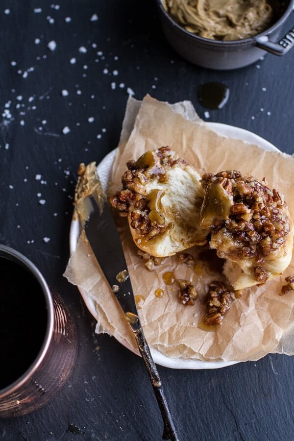 Wholemeal Maple Pecan Buns | halfbakedharvest.com @hbharvest
