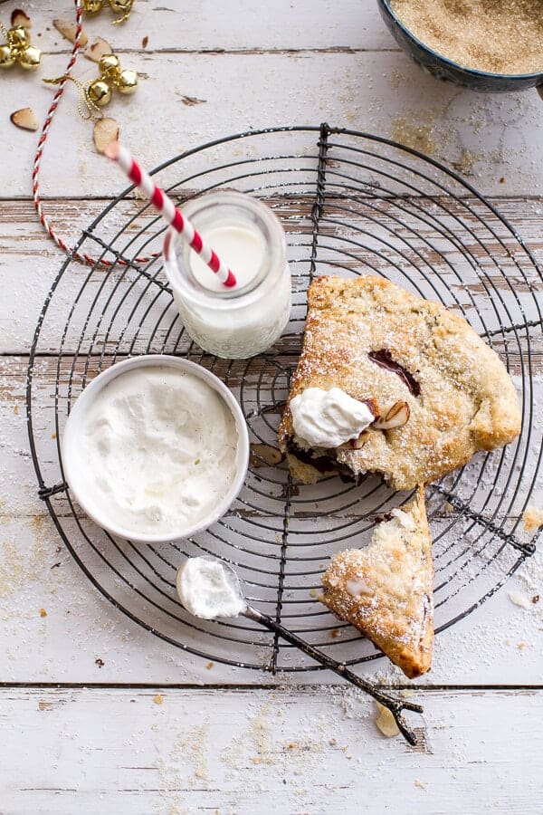 Loaded Chocolate Hazelnut Liquor Turnovers with Salted Vanilla Bean Whipped Cream | halfbakedharvest.com @hbharvest