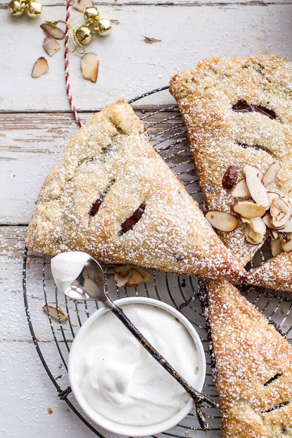 Loaded Chocolate Hazelnut Liquor Turnovers with Salted Vanilla Bean Whipped Cream | halfbakedharvest.com @hbharvest