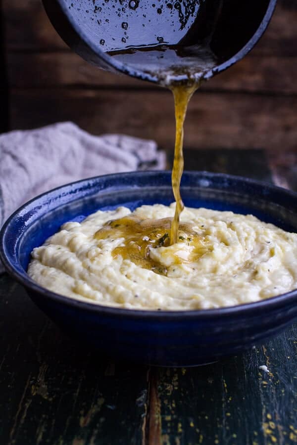 One-Pot 45 Minute Coq au Vin with Brown Butter Sage Mashed Potatoes | halfbakedharvest.com @hbharvest