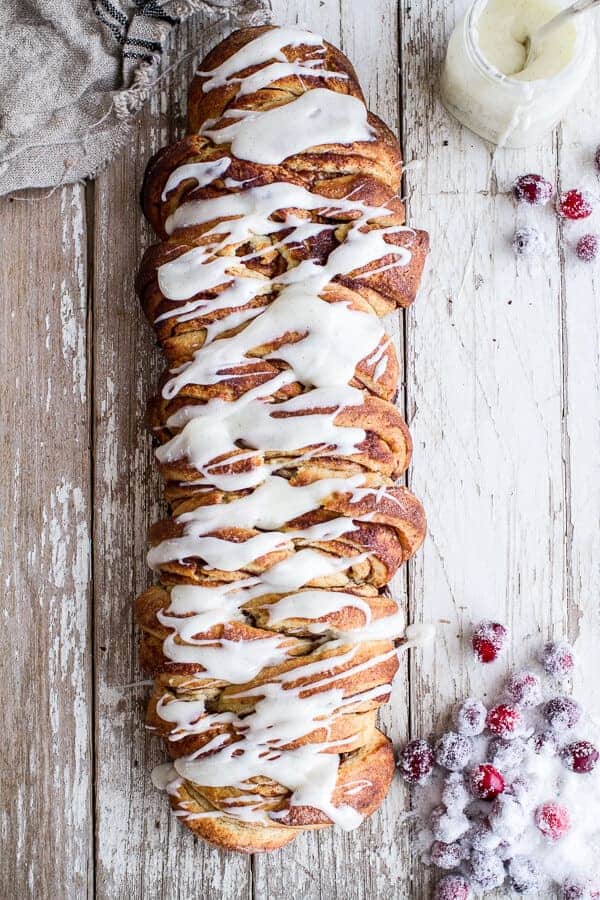 Overnight Pull-Apart Brioche Cinnamon Roll Bread | halfbakedharvest.com @hbharvest