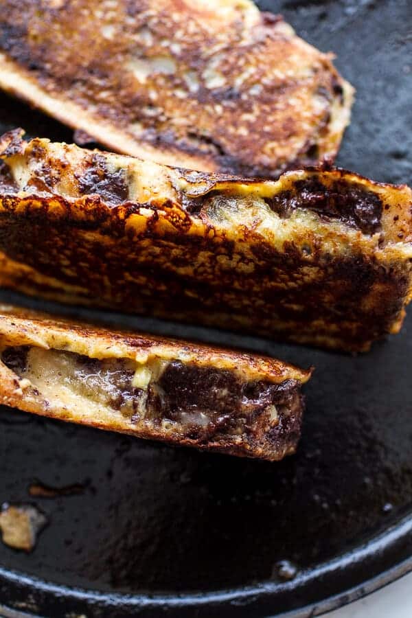Eggnog Chocolate Marzipan Babka French Toast | halfbakedharvest.com @hbharvest