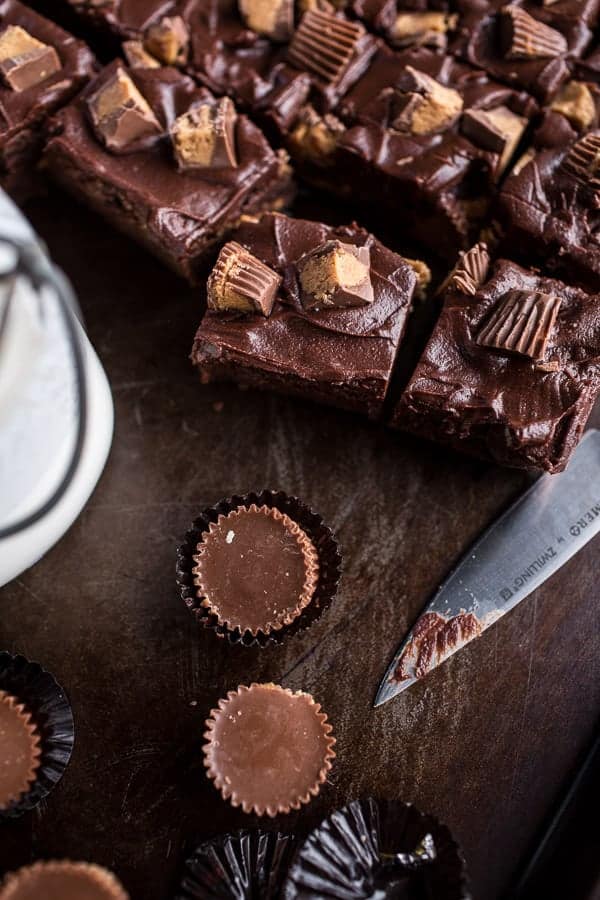 The Very Best Peanut Butter Cup Fudge Brownies | halfbakedharvest.com @hbharvest