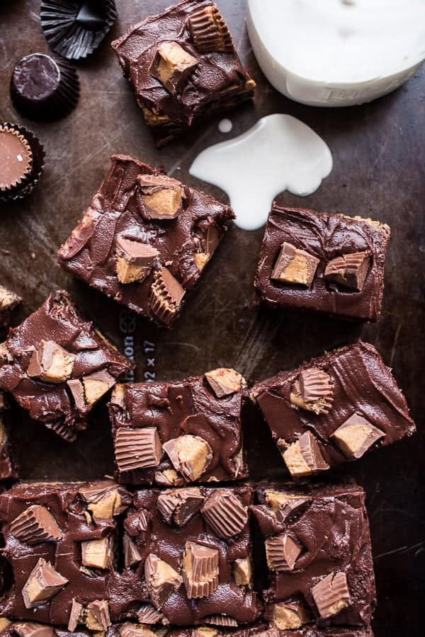 The Very Best Peanut Butter Cup Fudge Brownies | halfbakedharvest.com @hbharvest