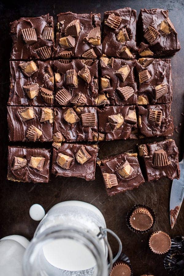The Very Best Peanut Butter Cup Fudge Brownies | halfbakedharvest.com @hbharvest