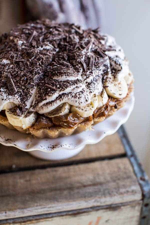 Chocolate Coconut French Silk Banoffe Tart | halfbakedharvest.com @hbharvest