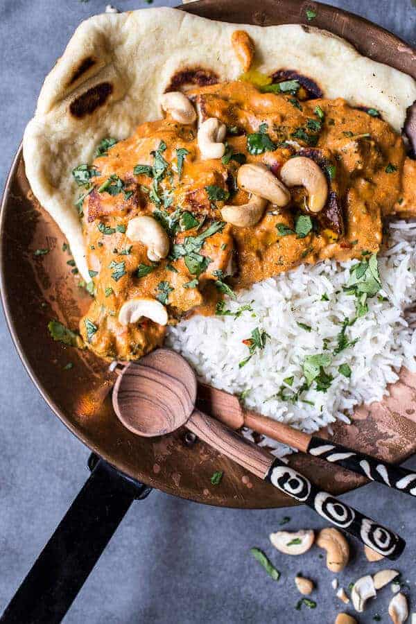 Creamy Cashew Indian Butter Paneer...with Fried Paneer | halfbakedharvest.com @hbharvest