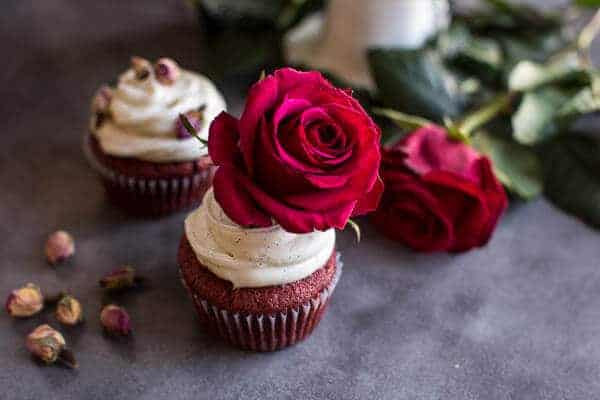 Deep Dark and Rosy, Red Velvet Cupcakes | halfbakedharvest.com @hbharvest