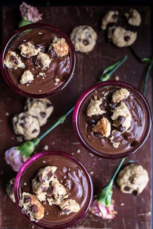 Kahlúa Chocolate Pudding...with Oatmeal Chocolate Chip Cookies | halfbakedharvest.com @hbharvest