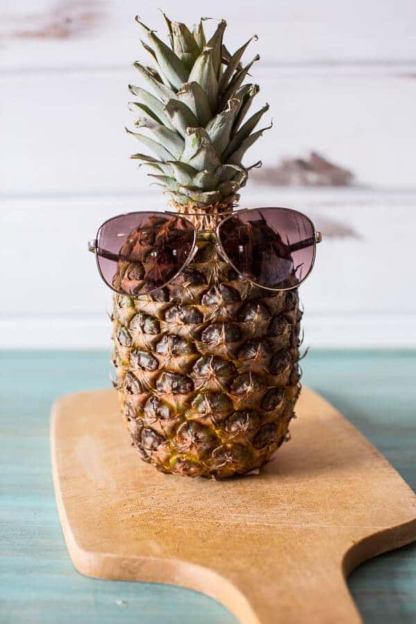 Pineapple Chicken Tinga Quesadilla Tostadas with Tequila Lime Pickled Jalapeño's | halfbakedharvest.com @hbharvest