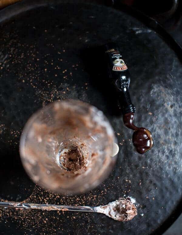 Double Chocolate Brownie Irish Car Bomb Cheesecakes | halfbakedharvest.com @hbharvest