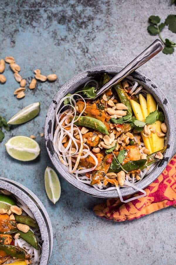 Spring Time Thai Red Fish Curry Noodles | halfbakedharvest.com @hbharvest