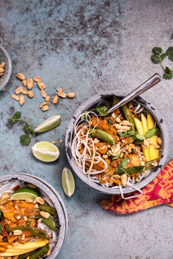 Spring Time Thai Red Fish Curry Noodles | halfbakedharvest.com @hbharvest