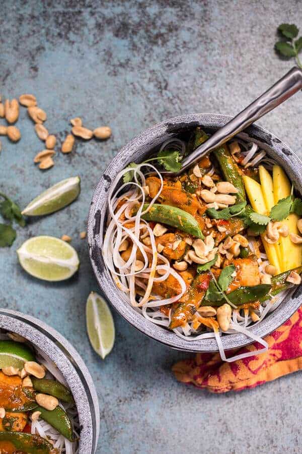 Spring Time Thai Red Fish Curry Noodles | halfbakedharvest.com @hbharvest