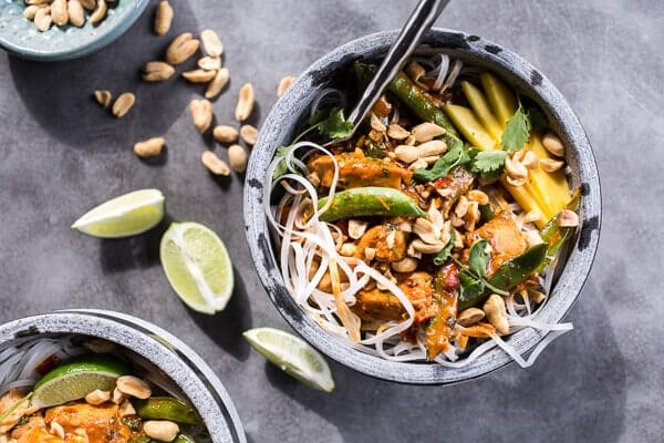 Spring Time Thai Red Fish Curry Noodles | halfbakedharvest.com @hbharvest