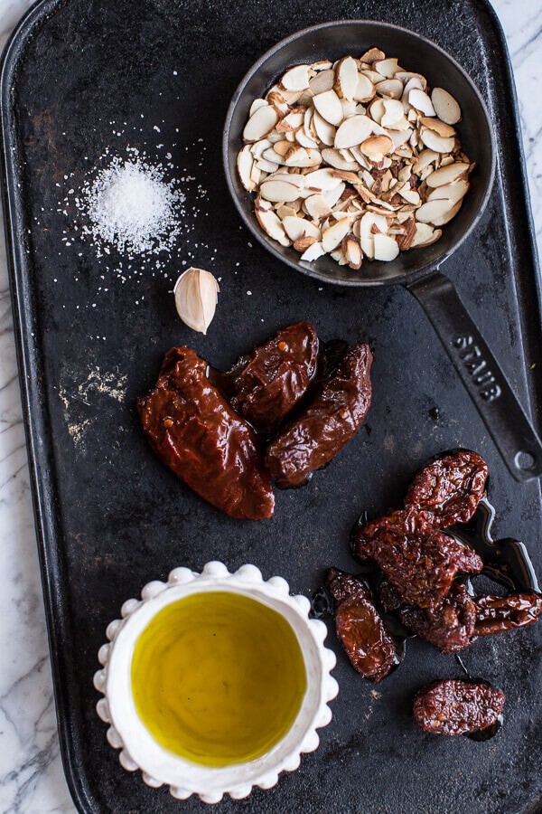 Springtime Pizza with Chipotle Romesco, Eggs + Shaved Asparagus Salad | halfbakedharvest.com @hbharvest
