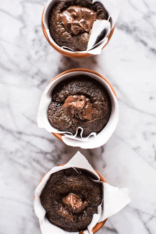 Double Chocolate Nutella Carrot Cake Cups with Malted Cream Cheese Frosting | halfbakedharvest.com @hbharvest