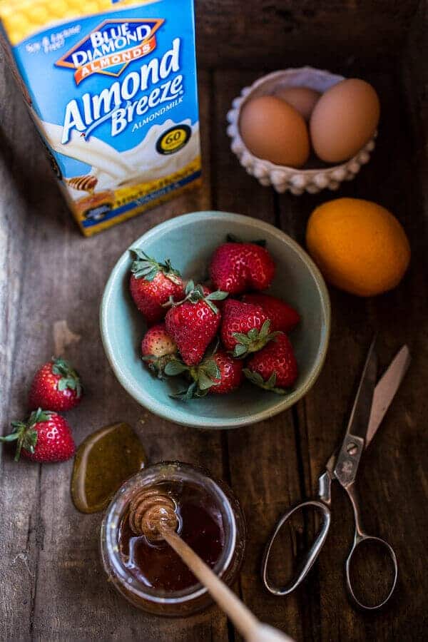 Almond Honey Cake with Strawberry Ripple Cream | halfbakedharvest.com @hbharvest