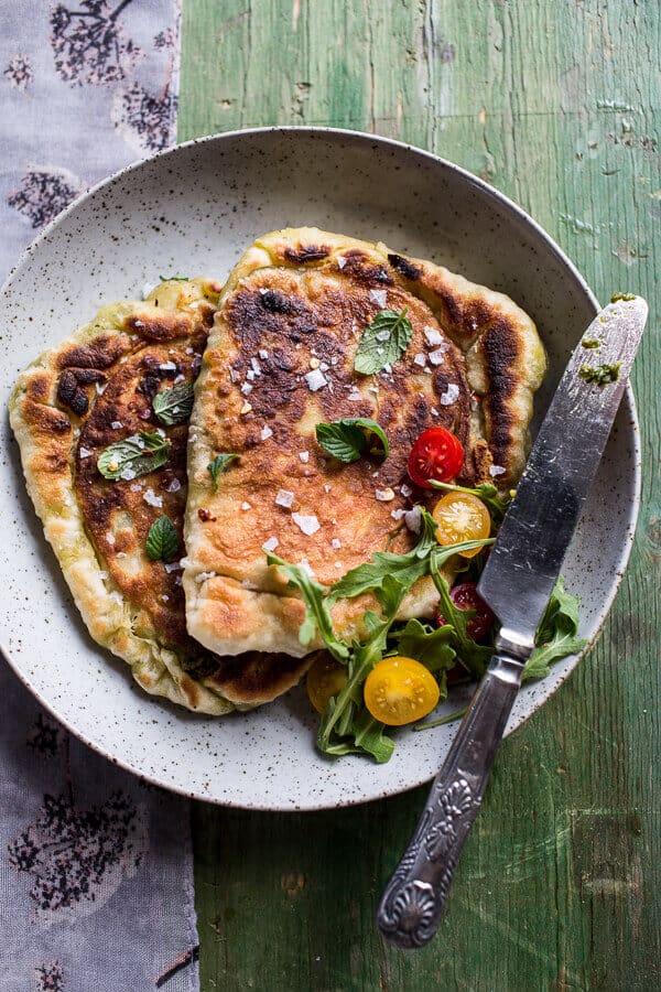 Asparagus, Pistachio Pesto and Ricotta Gozleme | halfbakedharvest.com @hbharvest