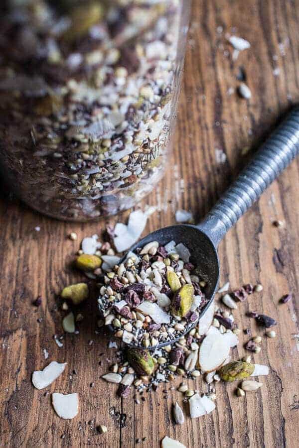 10 Minute Magical Chocolate Almond Butter Superfood Seed Bars | halfbakedharvest.com @hbharvest