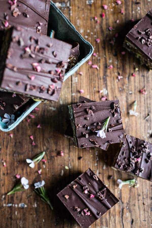 10 Minute Magical Chocolate Almond Butter Superfood Seed Bars | halfbakedharvest.com @hbharvest