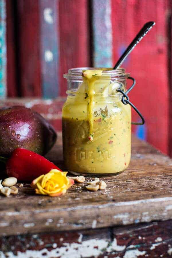 Very Berry Dream Salad with Chili Mango and Peanut Vinaigrette | halfbakedharvest.com @hbharvest