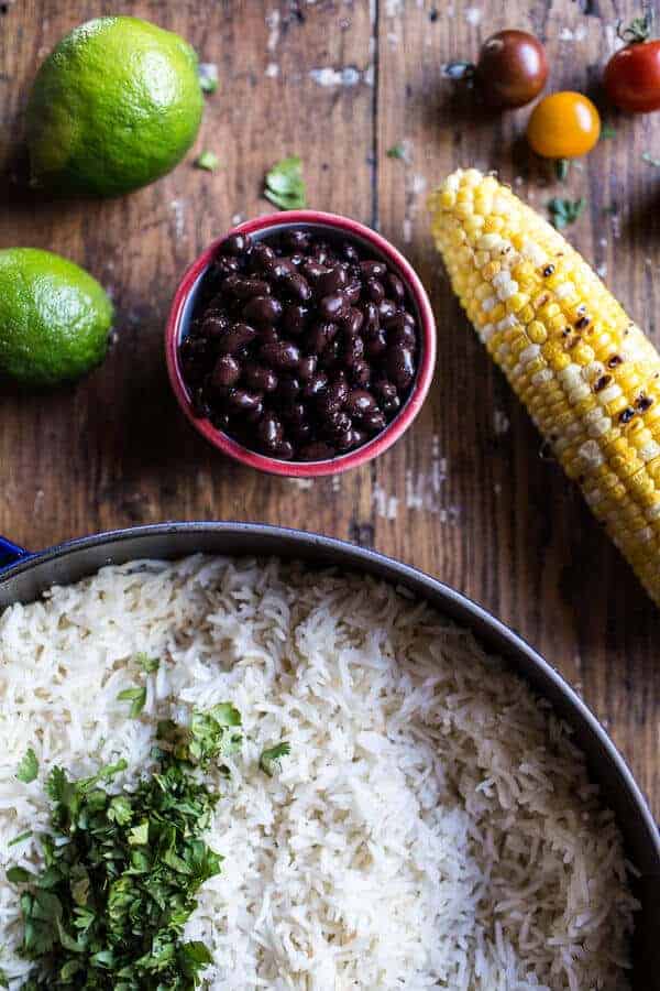 Chipotle Enchilada Shrimp with Rice and Beans | halfbakedharvest.com @hbharvest