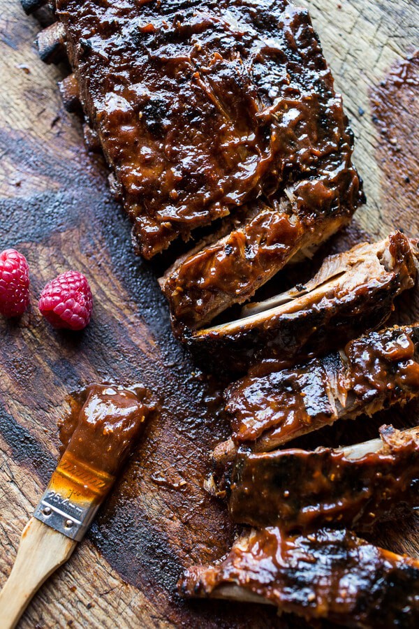 Crockpot Grilled Fiery Habanero Apricot BBQ Ribs | halfbakedharvest.com @hbharvest