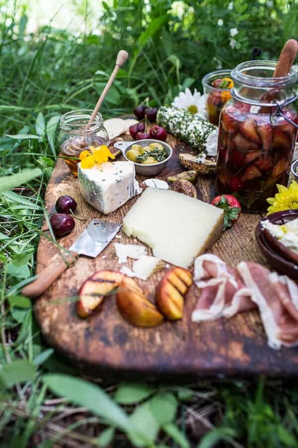 How to make a Killer Summer Cheeseboard (with Pickled Strawberries + Herb Roasted Cherry Tomatoes!) | halfbakedharvest.com @hbharvest