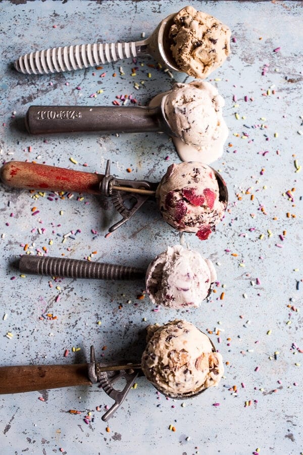 No Churn Ice Cream 5 Ways | halfbakedharvest.com @hbharvest
