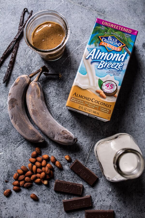 Salted Chocolate Dipped Banana Almond Pops with Malted Coconut Honey | halfbakedharvest.com @hbharvest