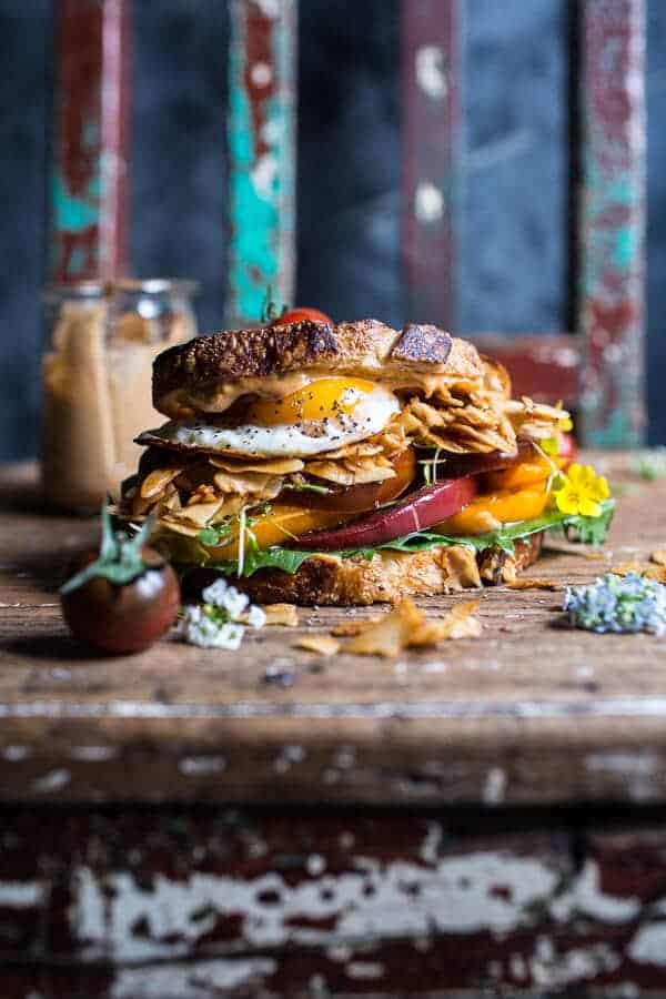 Vegan BLT (…minus that egg) with Chipotle Tahini “Mayo”-9