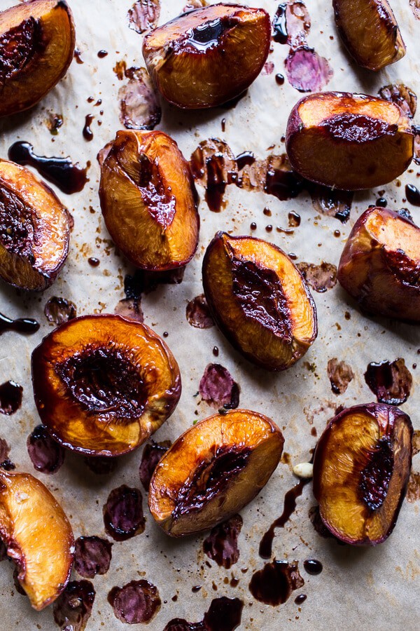 Balsamic Roasted Peach, Basil Chicken and Prosciutto Tarts | halfbakedharvest.com @hbharvest