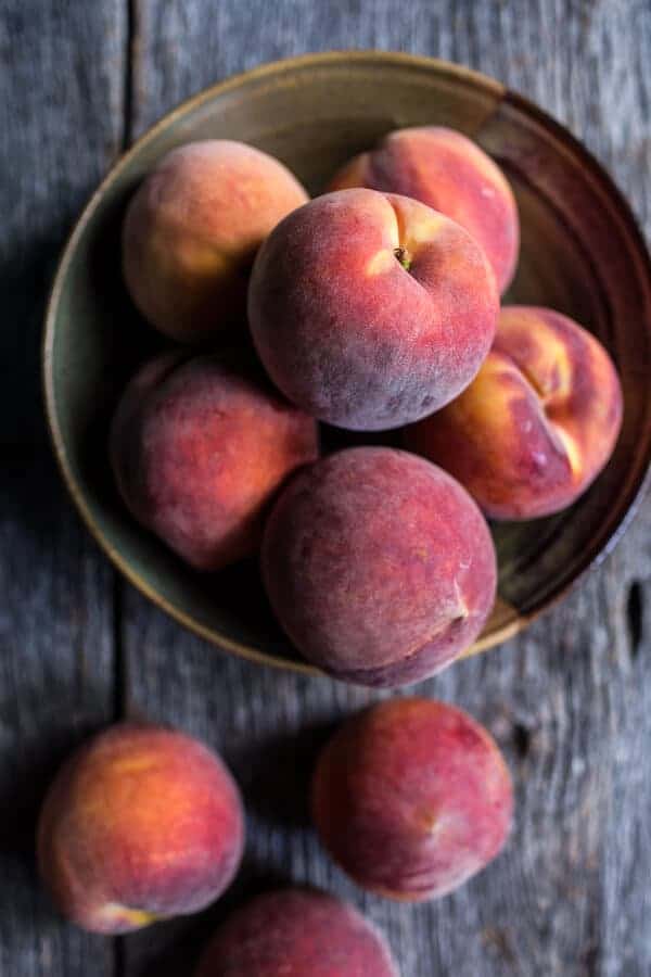 Bourbon Peach BBQ Baked Beans | halfbakedharvest.com @hbharvest