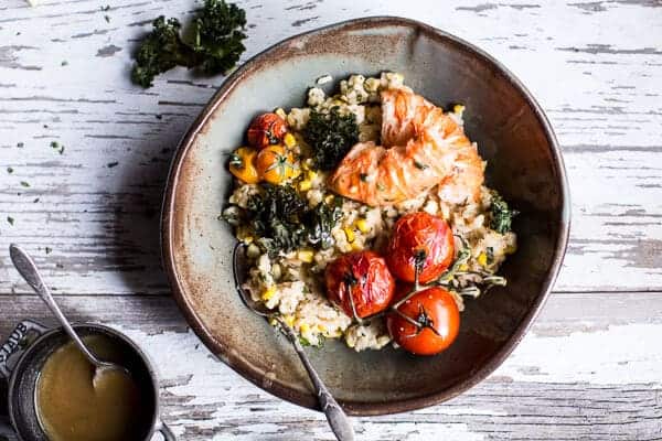 Brown Butter Lobster, Sweet Corn and Fontina Risotto | halfbakedharvest.com @hbharvest