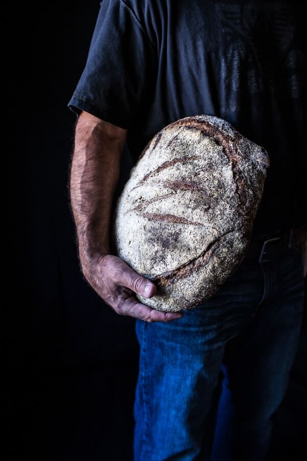 Buttered Brie and Heirloom Tomato Toast with Honey, Thyme + Walnuts | halfbakedharvest.com @hbharvest