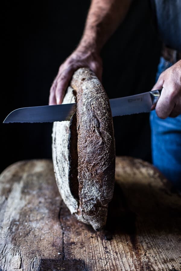Buttered Brie and Heirloom Tomato Toast with Honey, Thyme + Walnuts | halfbakedharvest.com @hbharvest