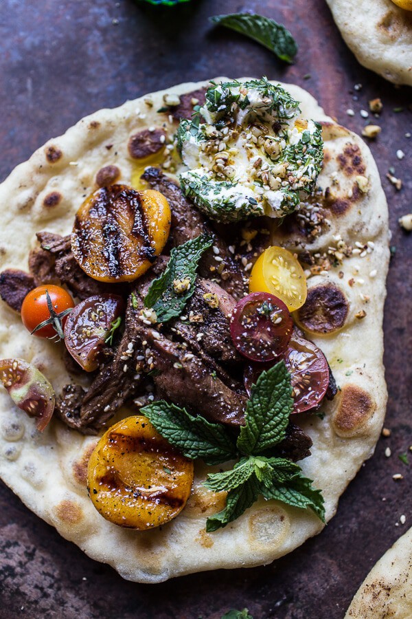 Grilled Lamb Tikka with Caramelized Apricots + Pine Nut Labneh | halfbakedharvest.com @hbharvest