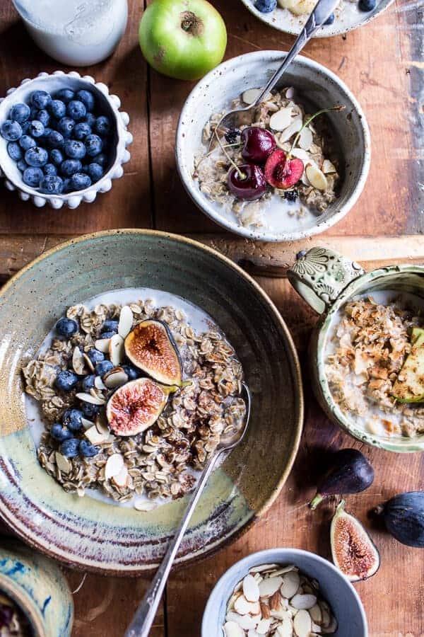 Homemade Instant Oatmeal 5 Ways…For Back to School | halfbakedharvest.com @hbharvest